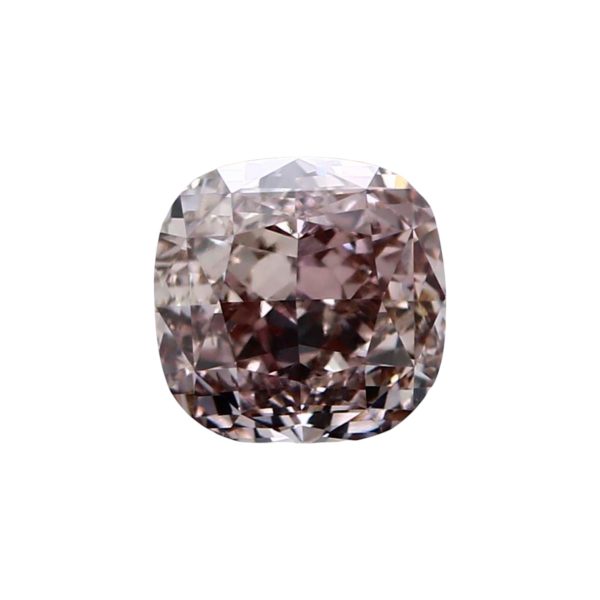 GIA Cushion , cts 0.92 COLOR FANCY BROWN- PINK CLARITY VS2