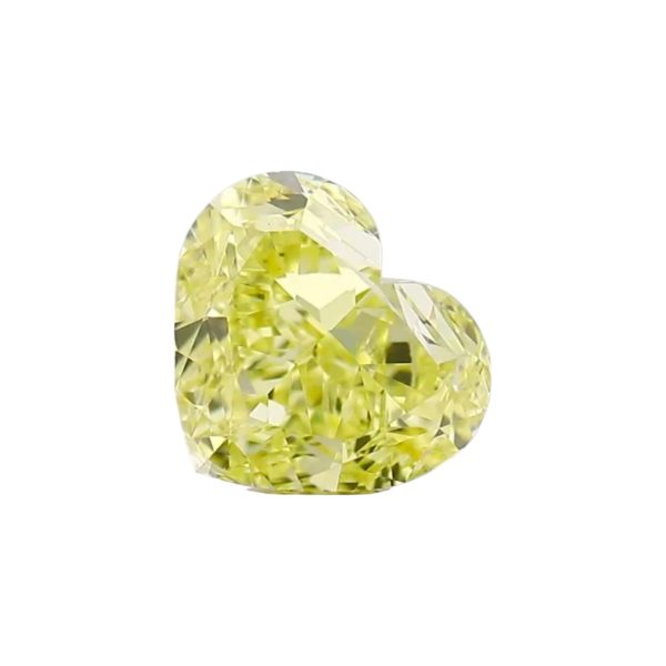 GIA Heart , cts 2.01 COLOR FANCY INTENSE YELLOW CLARITY VS2