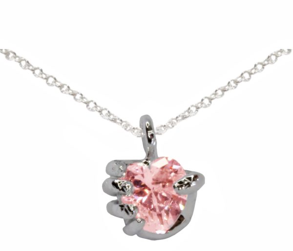 Collier quarzo rosa je n'ai rien de plus a te donner